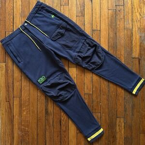 Polo Ralph Lauren Hi Tech Hybrid Jogger Sweatpants Men L Navy Blue Ski Hiking‎